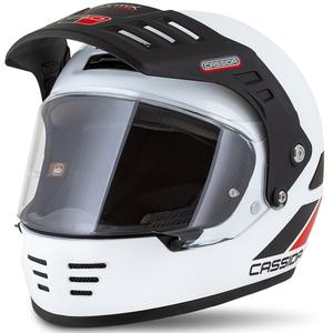 Enduro ķivere Cassida FormX FlatOut balta-melna-arkana