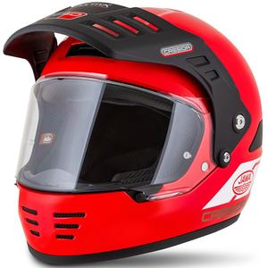 Enduro ķivere Cassida FormX Jawa RotaX sarkanbaltsarkanā-balta-zelta