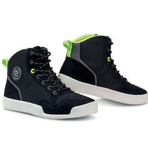 Eleveit Force Airtech Black-Fluo Yellow Motociklu zābaki