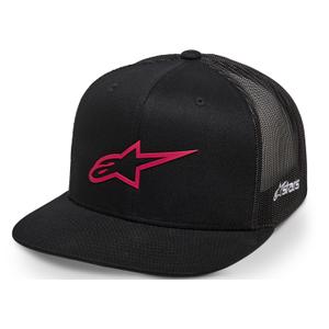 Alpinestars 3D Ageless Trucker cepure melnā un sarkanā krāsā