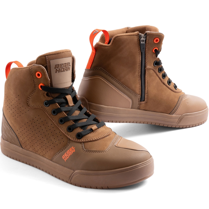 Rebelhorn Spike Brown Ādas motociklu zābaki