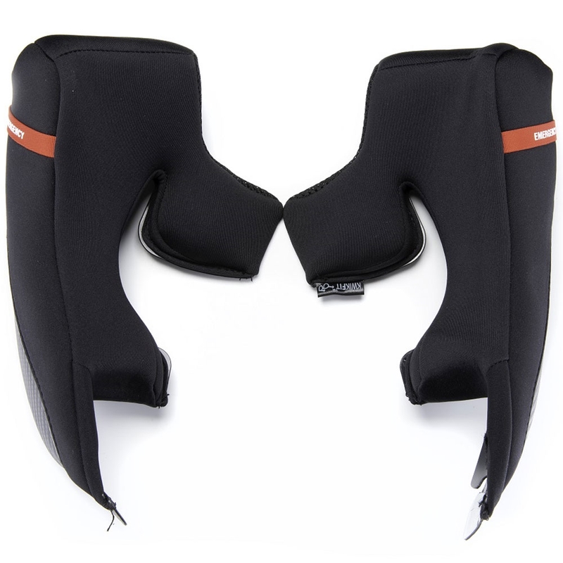 Bamperis ķiverēm SCORPION EXO-R1 EVO melns