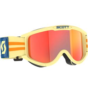 Motokrosa brilles SCOTT 89X Era bēšs ar oranžu pleksi