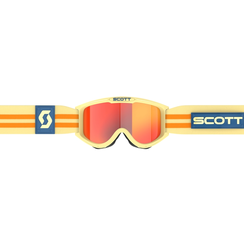 Motokrosa brilles SCOTT 89X Era bēšs ar oranžu pleksi