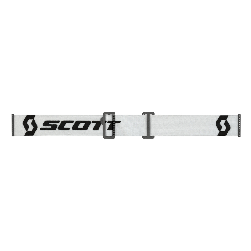 Motokrosa brilles SCOTT Primal Clear baltas ar caurspīdīgu pleksi