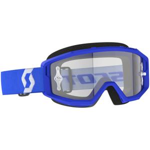 Motokrosa brilles SCOTT Primal Clear blue ar caurspīdīgu pleksi