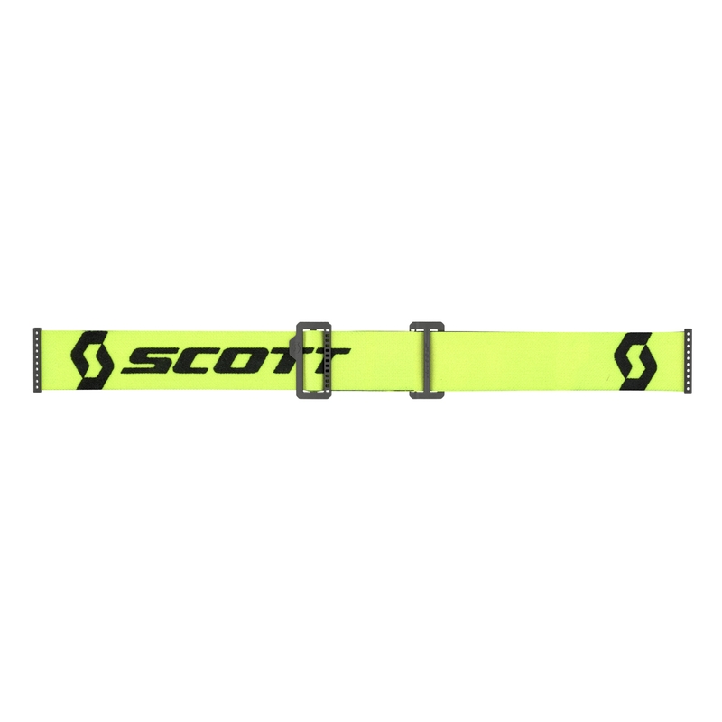 Motokrosa brilles SCOTT Primal CH dzelteni melnas ar hromētu dzeltenu pleksi