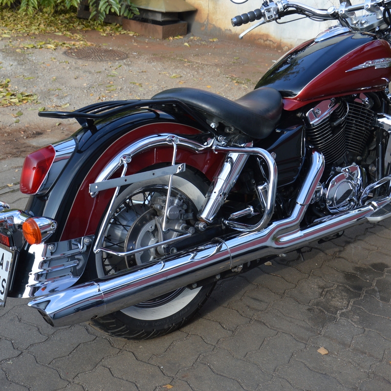 Atbalsta rāmji bagāžniekiem ar atzveltni HONDA VT1100 C3 Aero hroms