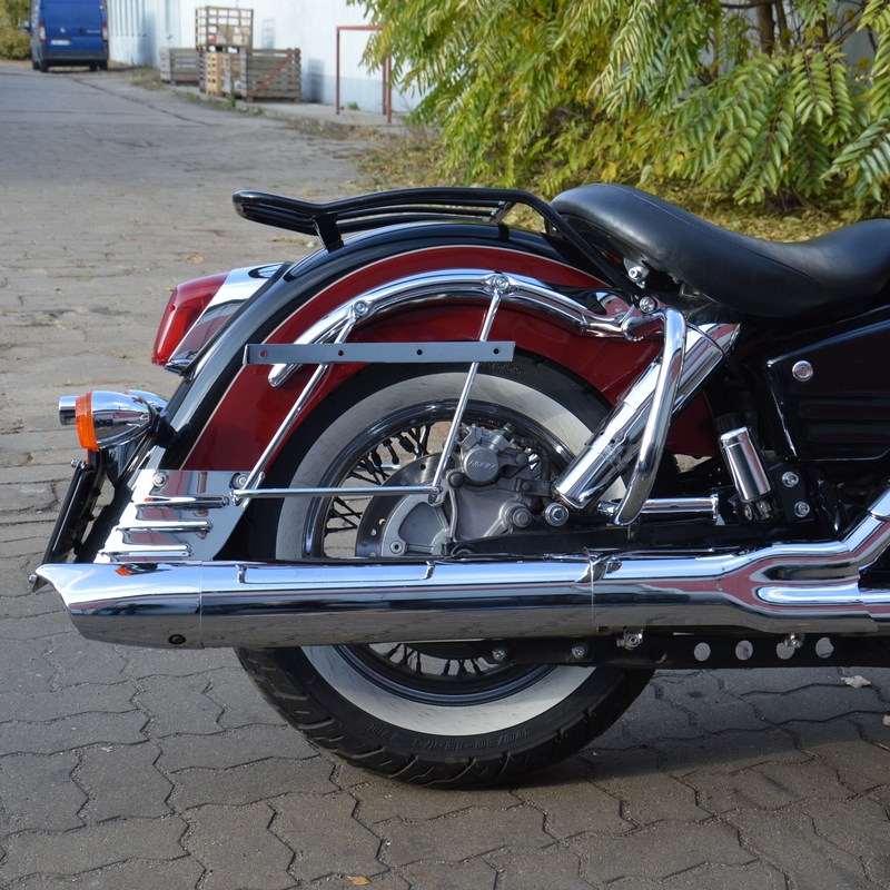 Atbalsta rāmji bagāžniekiem ar atzveltni HONDA VT1100 C3 Aero hroms