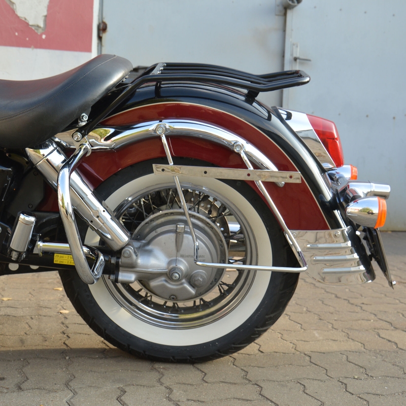 Atbalsta rāmji bagāžniekiem ar atzveltni HONDA VT1100 C3 Aero hroms