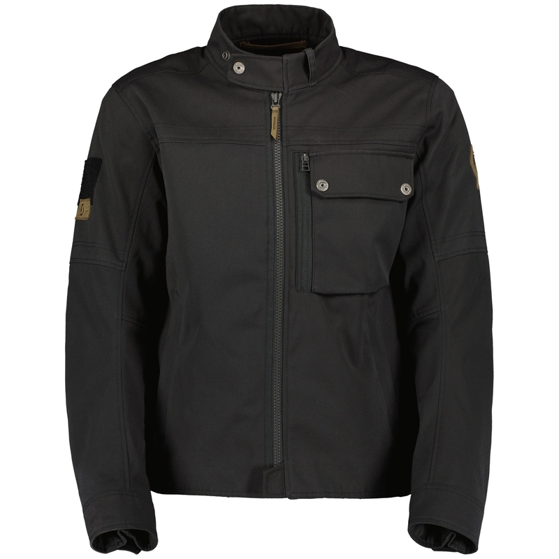 Motocikla jaka SCOTT JACKET VINTAGE melna