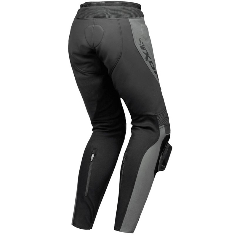 IXON Vortex 3 melnas ādas motocikla bikses