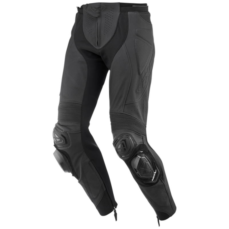 IXON Vortex 3 melnas ādas motocikla bikses