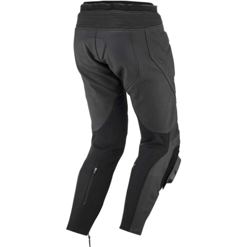 IXON Vortex 3 melnas ādas motocikla bikses