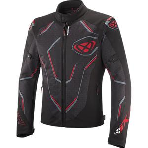 Motocikla jaka IXON Demoniak melns-arkans