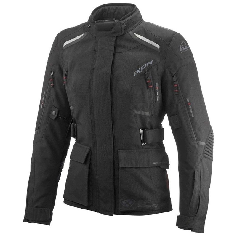 Sieviešu motocikla jaka IXON Midgard melna