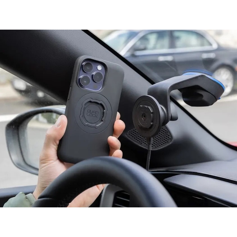 Tālruņa turētājs ar piesūcekni priekšējā stikla un paneļa uzstādīšanai Quad Lock® priekšējā stikla/ paneļa stiprinājums automašīnā