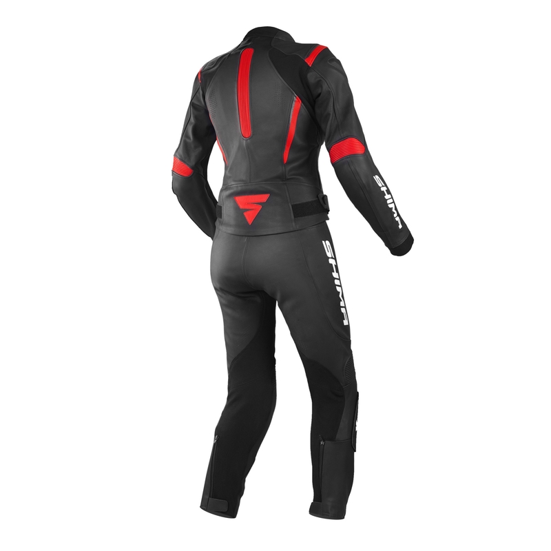 Shima Miura Sieviešu motocikla kombinezons melns un sarkans izpārdošana