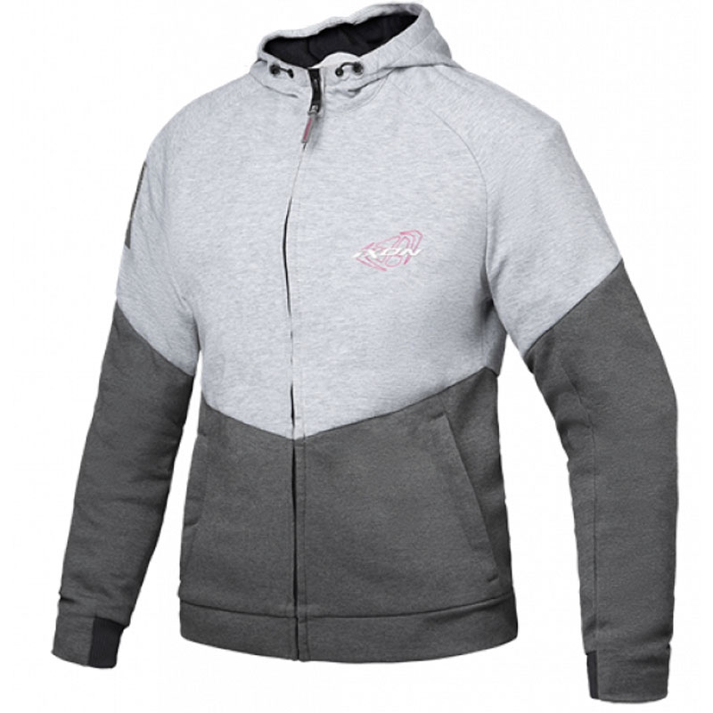 Sieviešu džemperis IXON Touchdown Motorcycle Sweatshirt grey-silver-pink