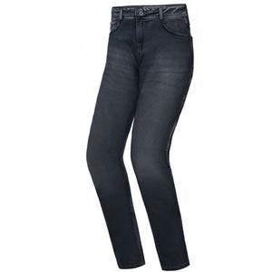 Sieviešu motocikla džinsi IXON Dany mazgāti melni
