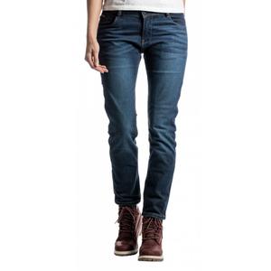 Sieviešu motocikla džinsi IXON Billie mazgāti zili