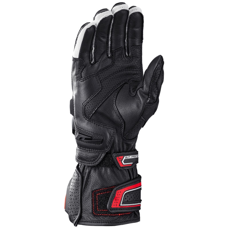 Motocikla cimdi IXON Tornado Air melni-balti-sarkani