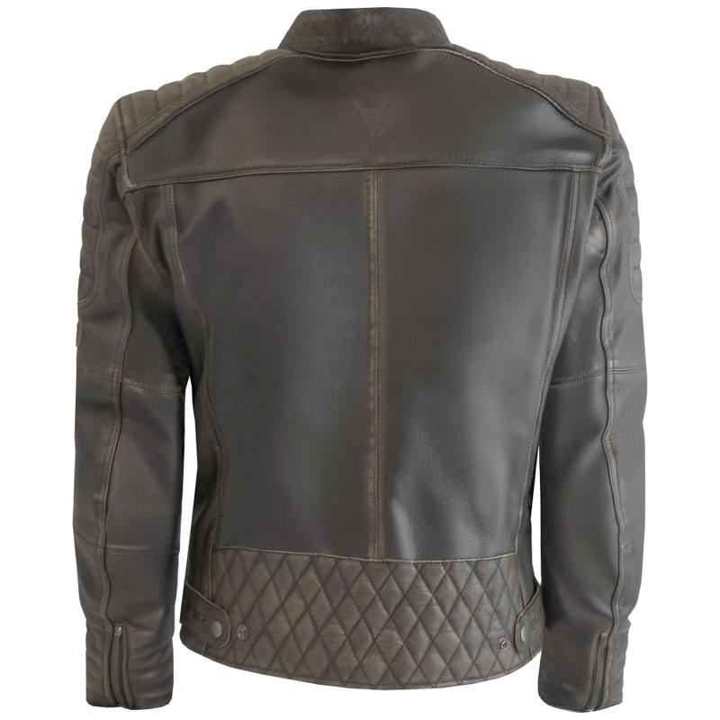 RSA Vintage brūna ādas motocikla jaka