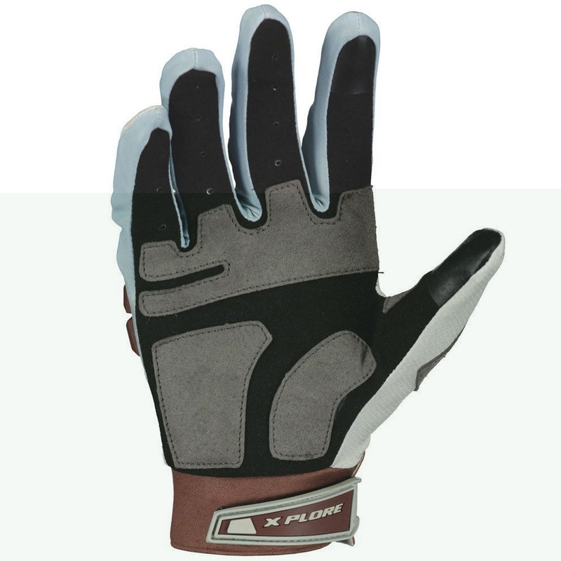 Motocikla cimdi SCOTT X-PLORE PRO pelēki-brūni