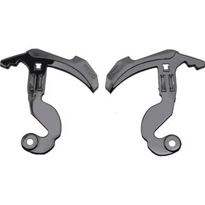 Rezerves pleksi rokturi LS2 FF900 ķiverei 2 gab. melni