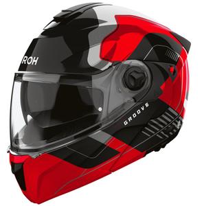 Airoh Specktre Groove Flip ķivere spīdīgi sarkana