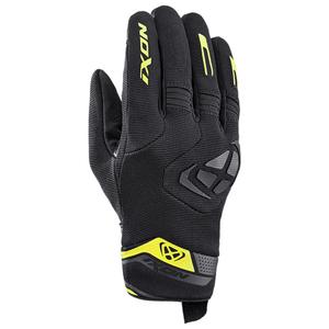 Motocikla cimdi IXON Mig 2 melni-fluo dzelteni