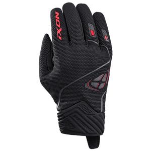 Motocikla cimdi IXON Hurricane 2 melni-sarkani