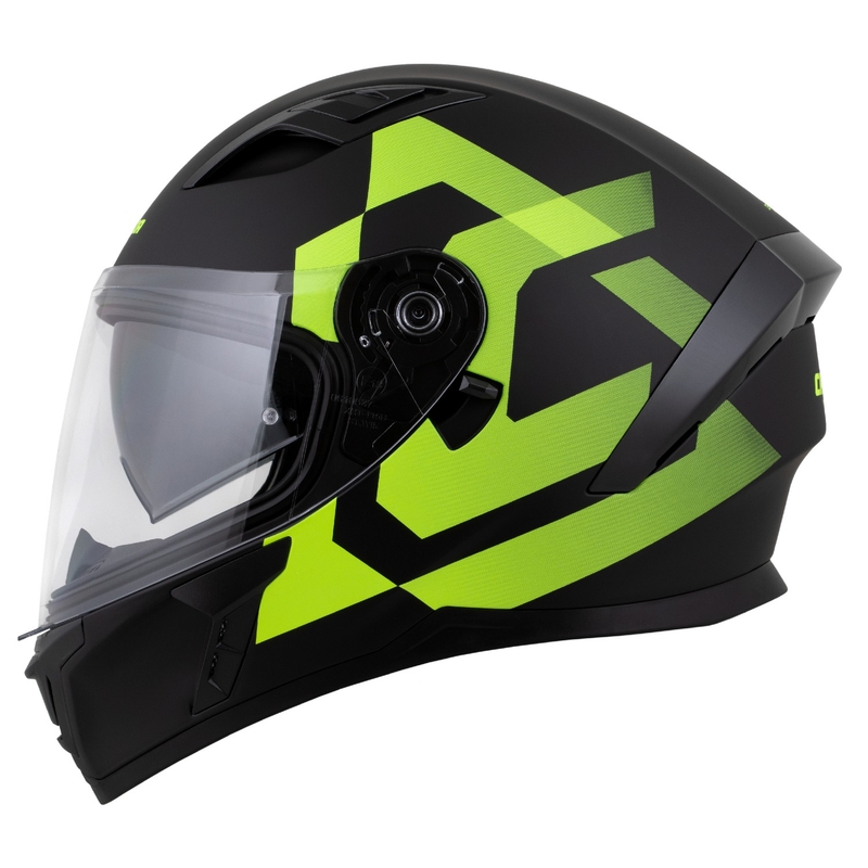 Integrālā ķivere Cassida Orbit Grind matēts melns-fluo dzeltens