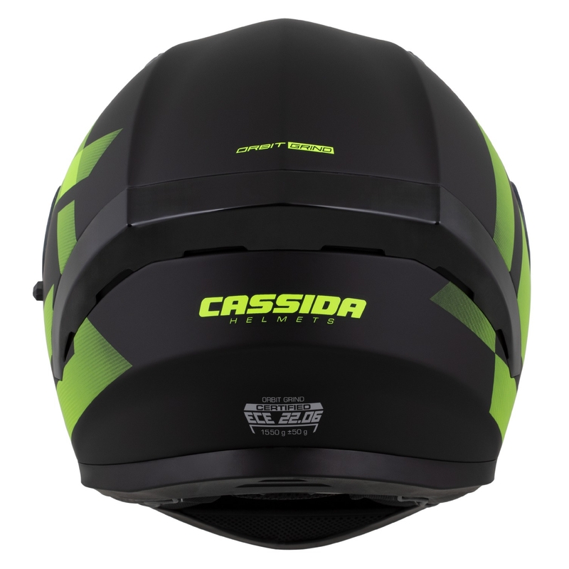 Integrālā ķivere Cassida Orbit Grind matēts melns-fluo dzeltens