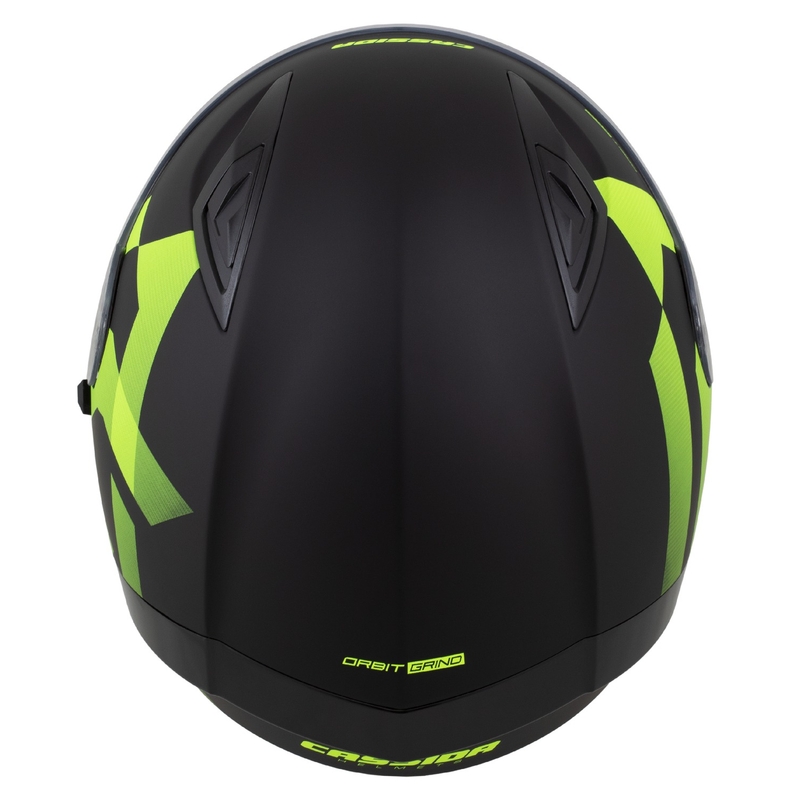 Integrālā ķivere Cassida Orbit Grind matēts melns-fluo dzeltens