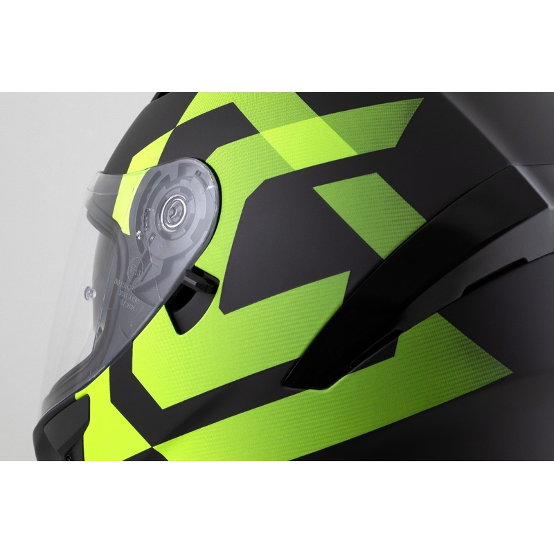 Integrālā ķivere Cassida Orbit Grind matēts melns-fluo dzeltens