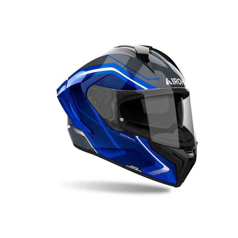 Integrēta motocikla ķivere Airoh MATRYX Wide blue