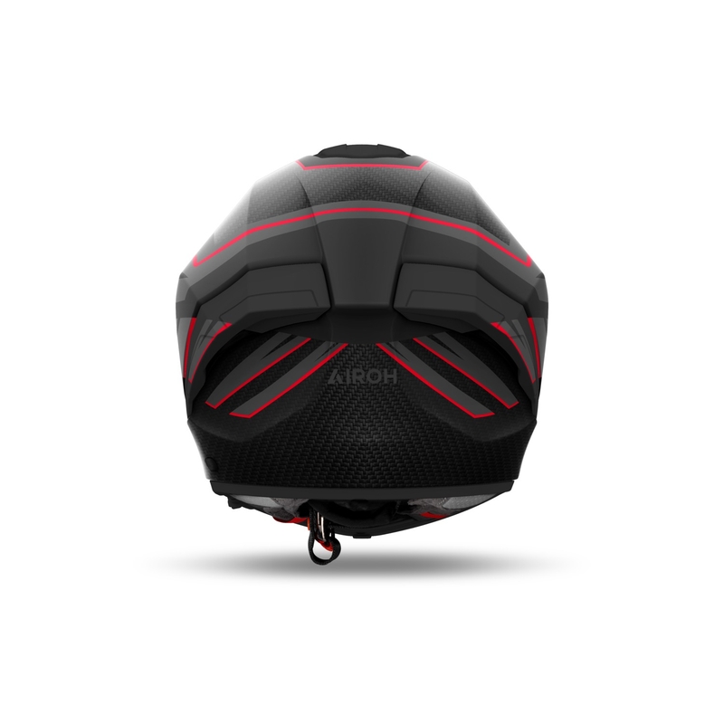 Integrēta motocikla ķivere Airoh MATRYX Sentinel matēti sarkana