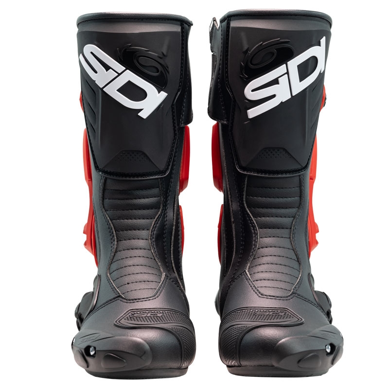 SiDi Vertigo 2 sarkani un melni motocikla zābaki