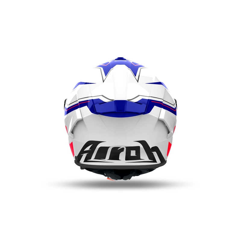 Integrēta motociklu ķivere Airoh SPARK 2 Dart spīdīgi zili-sarkana