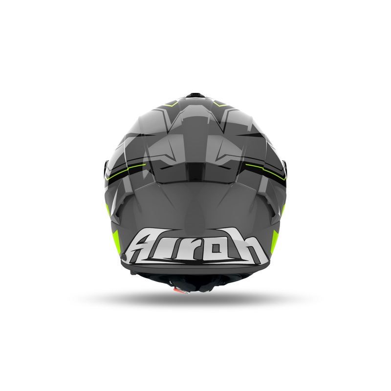 Integrēta motociklu ķivere Airoh SPARK 2 Dart spīdīgi dzeltena