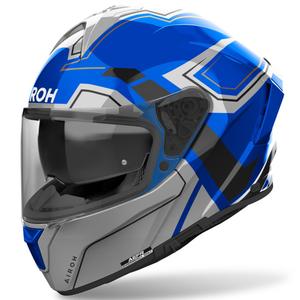 Integrēta motociklu ķivere Airoh SPARK 2 Dart spīdīgi zila