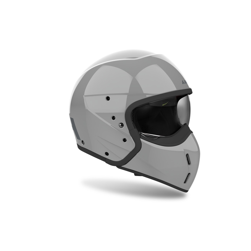 Modulārā motociklu ķivere Airoh J110 Krāsa Glossy Cement Grey