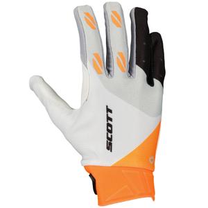 Motokrosa cimdi SCOTT EVO RACE balti-oranži