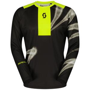 Motokrosa krekliņš SCOTT EVO Dirt melns-fluo dzeltens izpārdošana