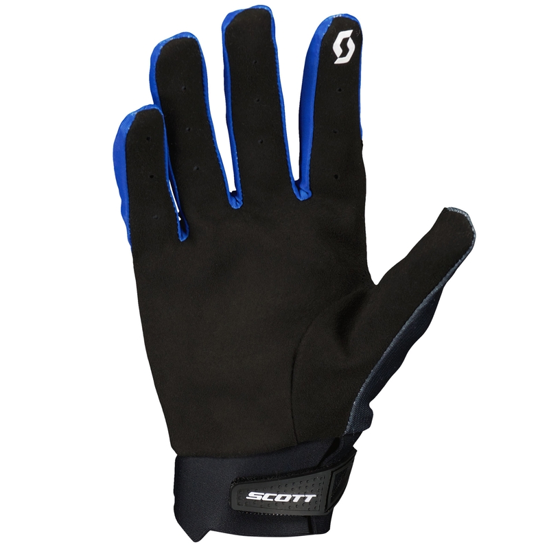Motokrosa cimdi SCOTT Evo Swap melns-zils