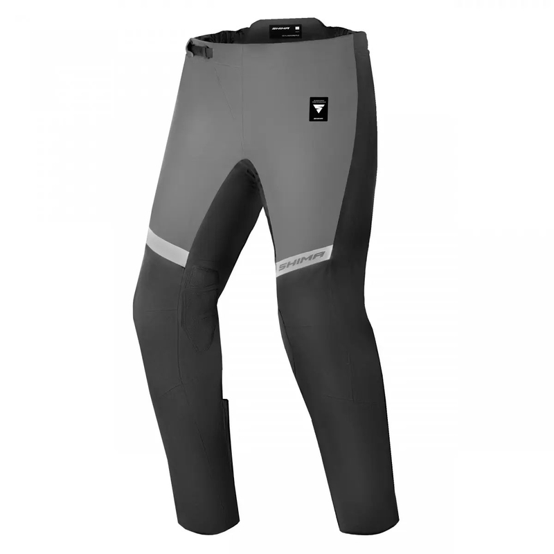 Shima Alpha melni pelēk-pelēk-fluo dzeltenas motocikla bikses