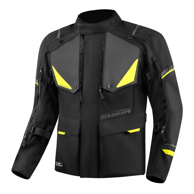 Motocikla jaka Shima Runner black-fluo yellow