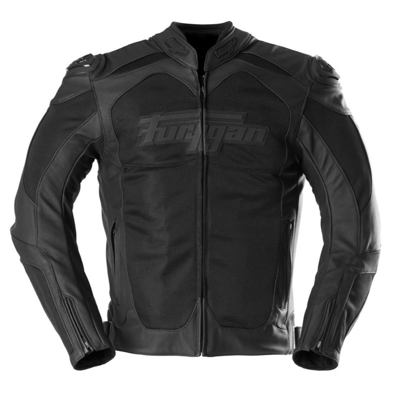 Furygan Speed Mesh 3 melna ādas motocikla jaka