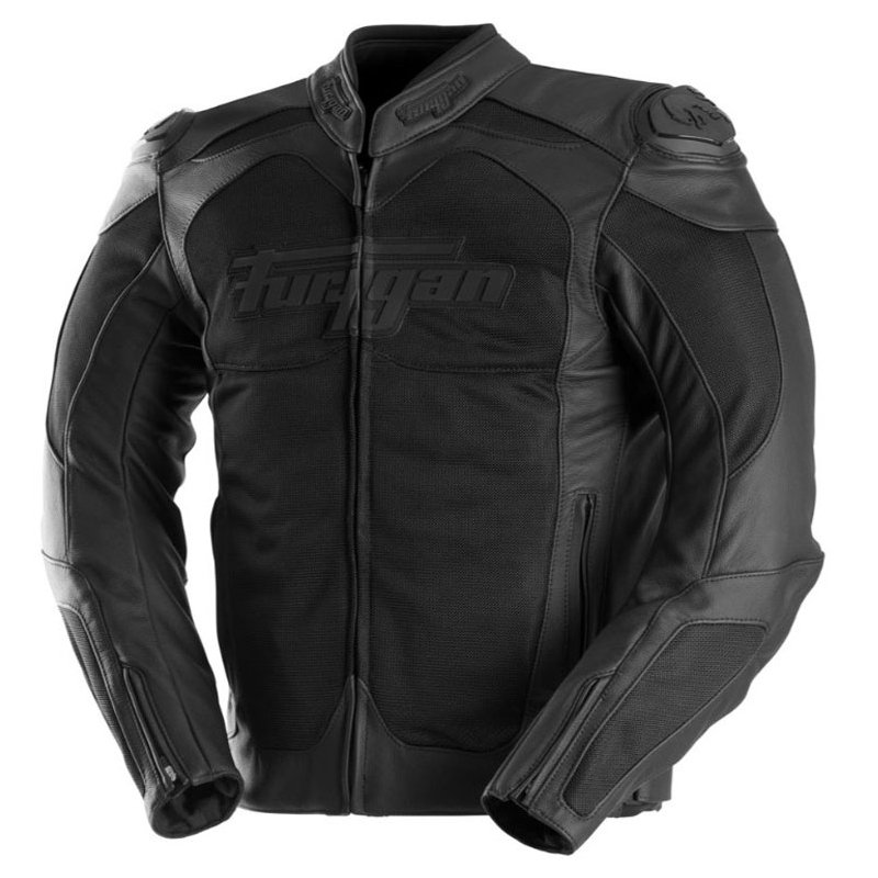 Furygan Speed Mesh 3 melna ādas motocikla jaka